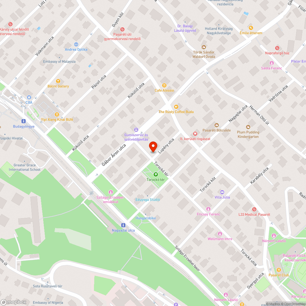 Köztéri kuka bejelentés helye