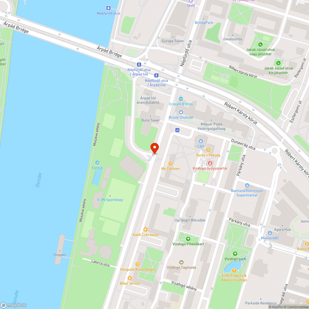 Kidőlt tábla bejelentés helye