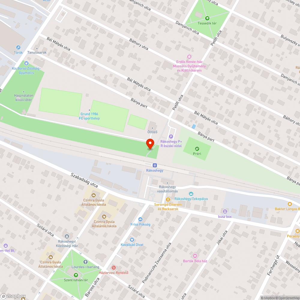 Rákoshegyi vasúti gyalogos átjáróban megnőtt gaztenger bejelentés helye