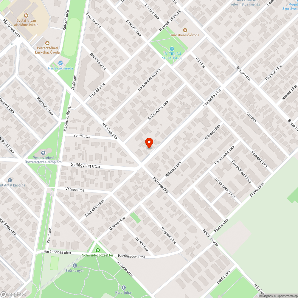 Kiszáradt facsemete bejelentés helye