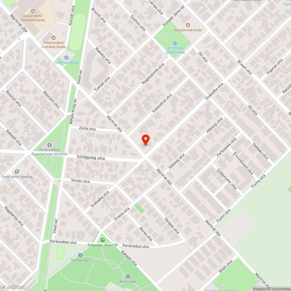 Otthagyott talapzat bejelentés helye