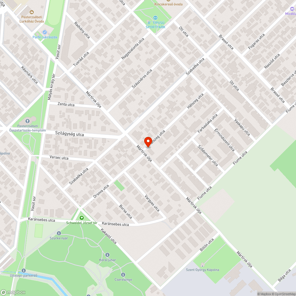 Fatuskók bejelentés helye