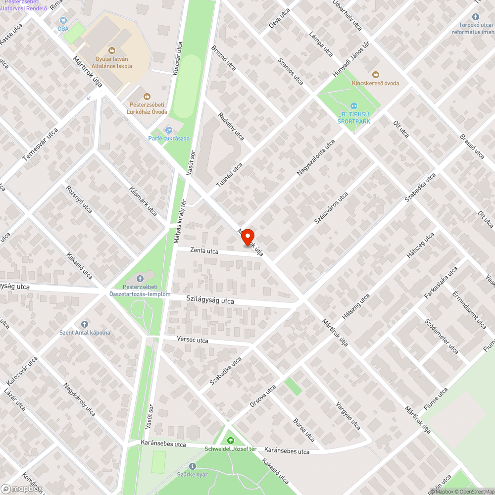 Fatuskó bejelentés helye