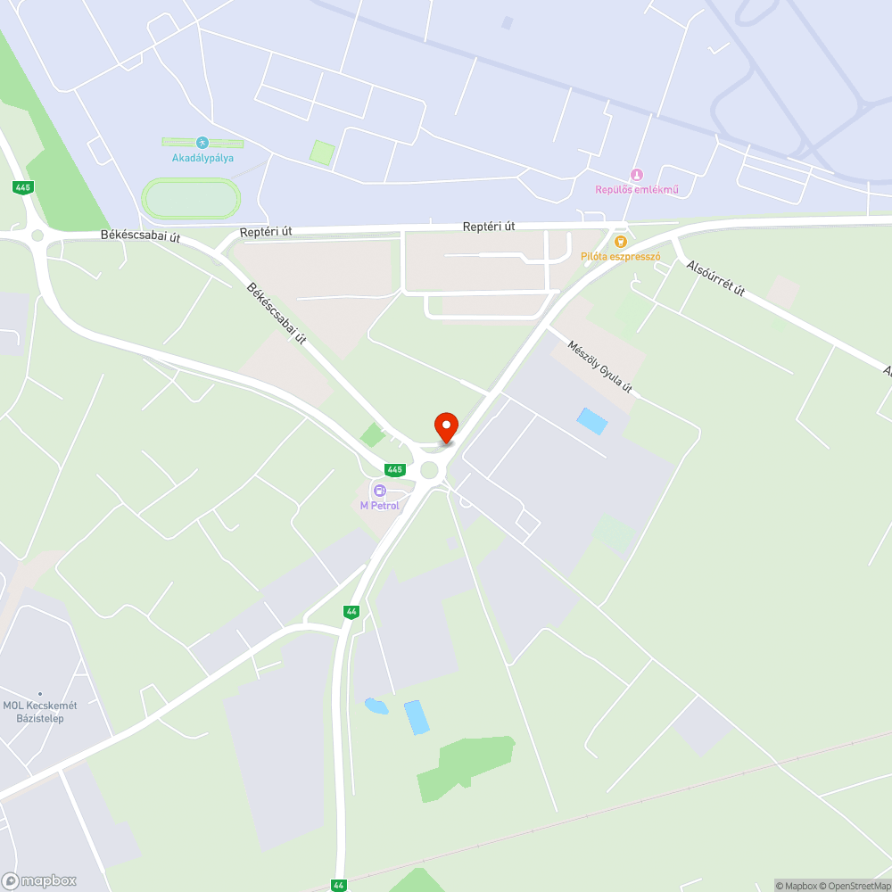 Szemetes körforgalom 2. bejelentés helye