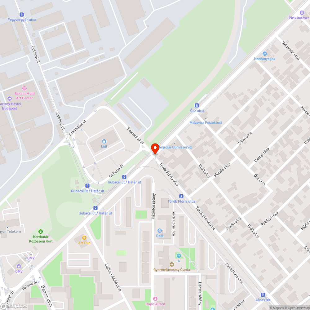 Lekopott zebra bejelentés helye