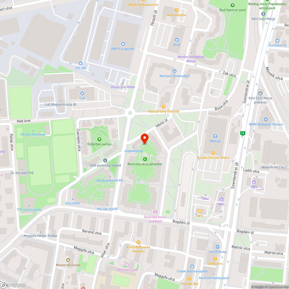 Darázsfészek bejelentés helye