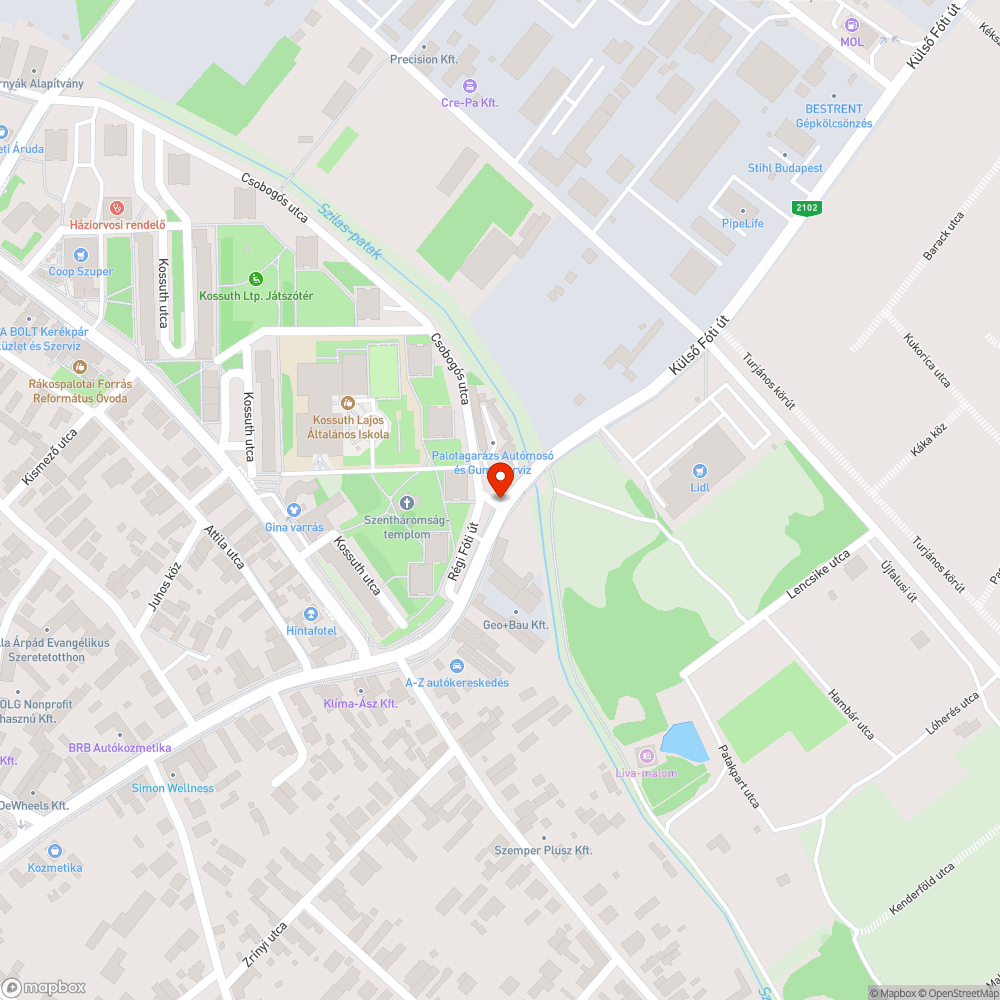 Útfestés teljesen megszünt bejelentés helye