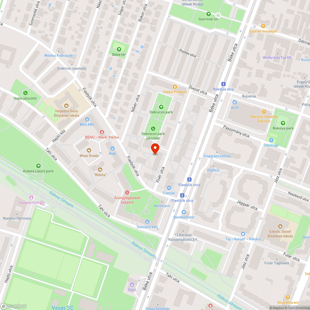 Vihar után sérült fa bejelentés helye