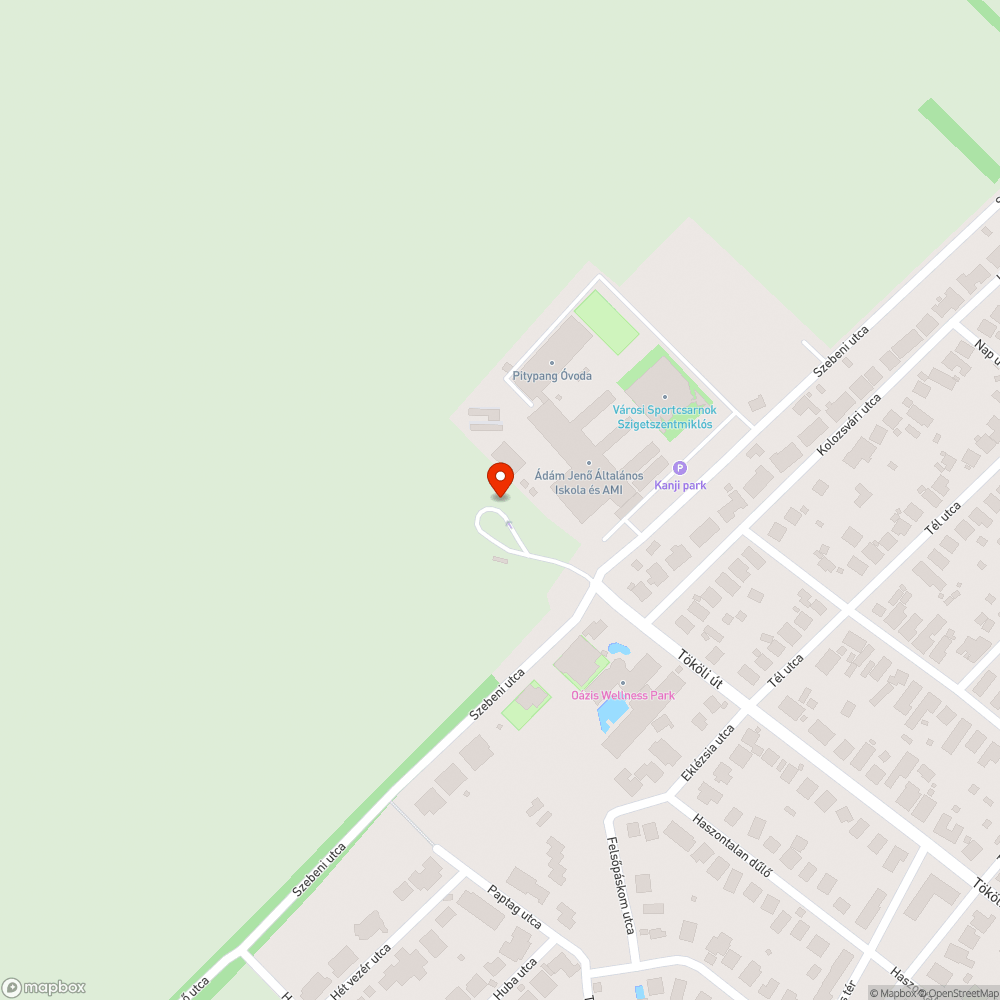 Megrongált váróterem bejelentés helye