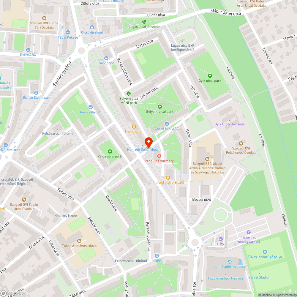 Hatalmas kátyú az út közepén bejelentés helye