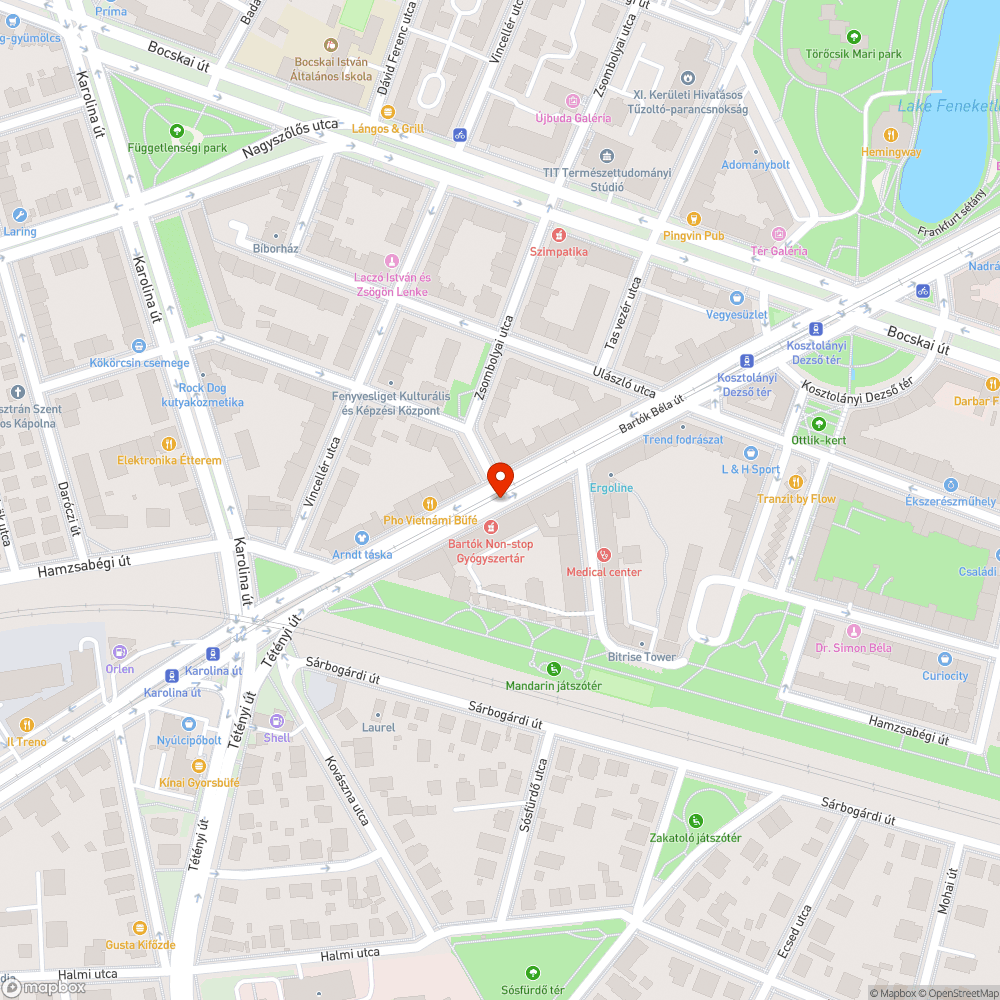 A fák körüli törött szegély bejelentés helye