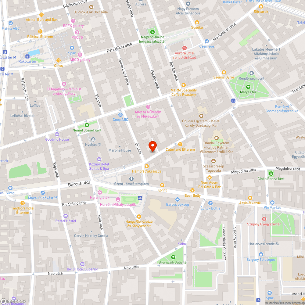 Botlásveszélyes járdaszakasz bejelentés helye