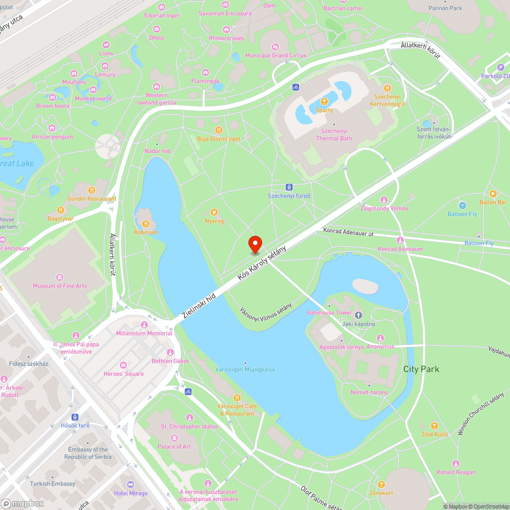 A kerítés megsérült bejelentés helye