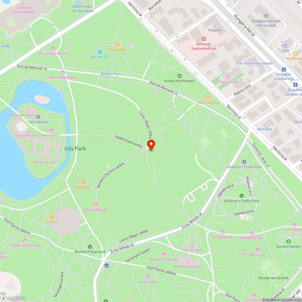 A kerítés megsérült bejelentés helye