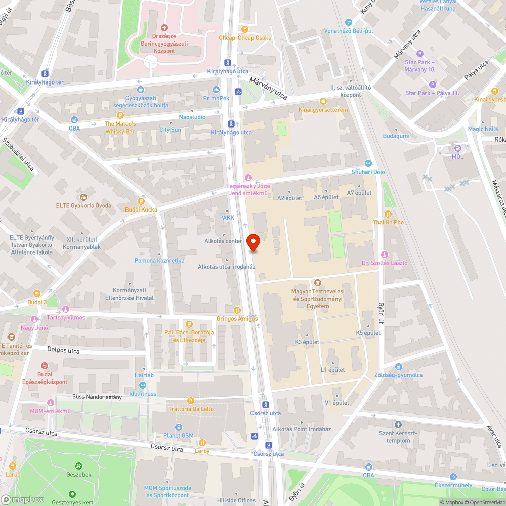 Gyalázkodó graffiti bejelentés helye