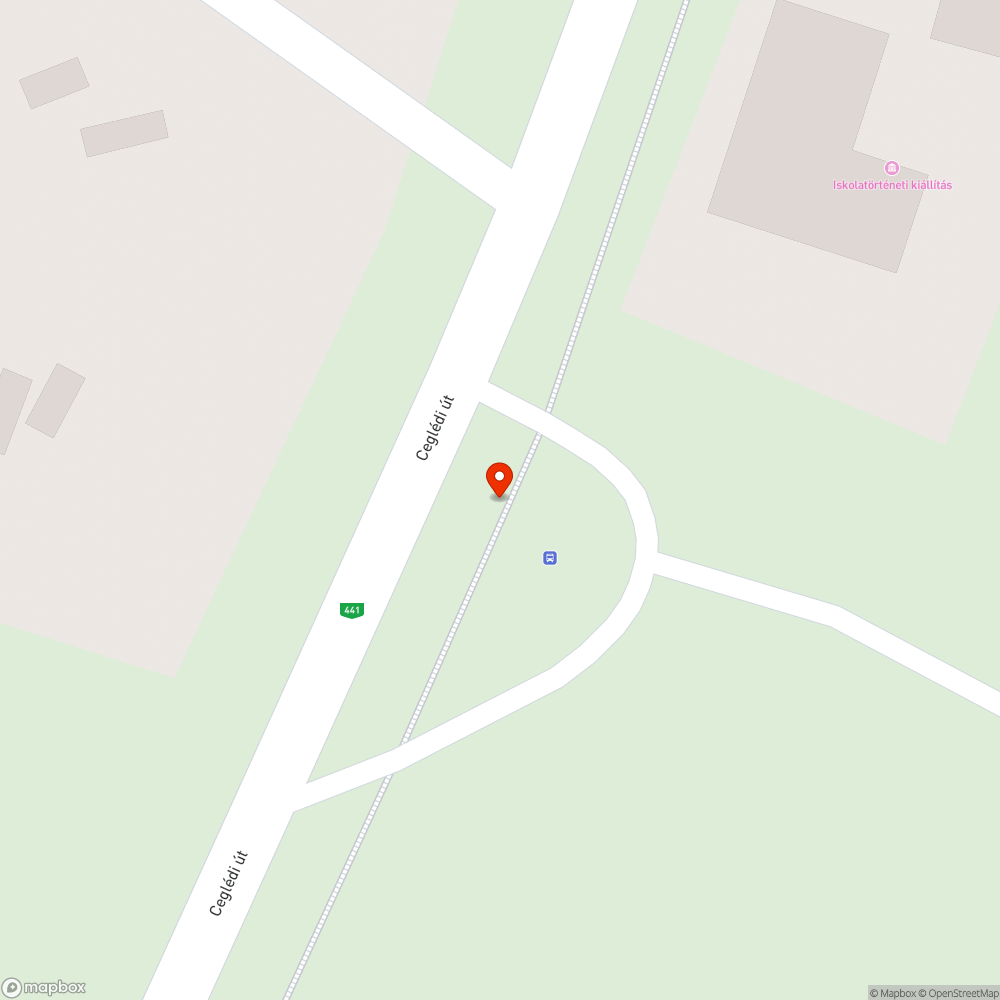 Ceglédi út kerékpárút régi szakasza balesetveszélyes bejelentés helye