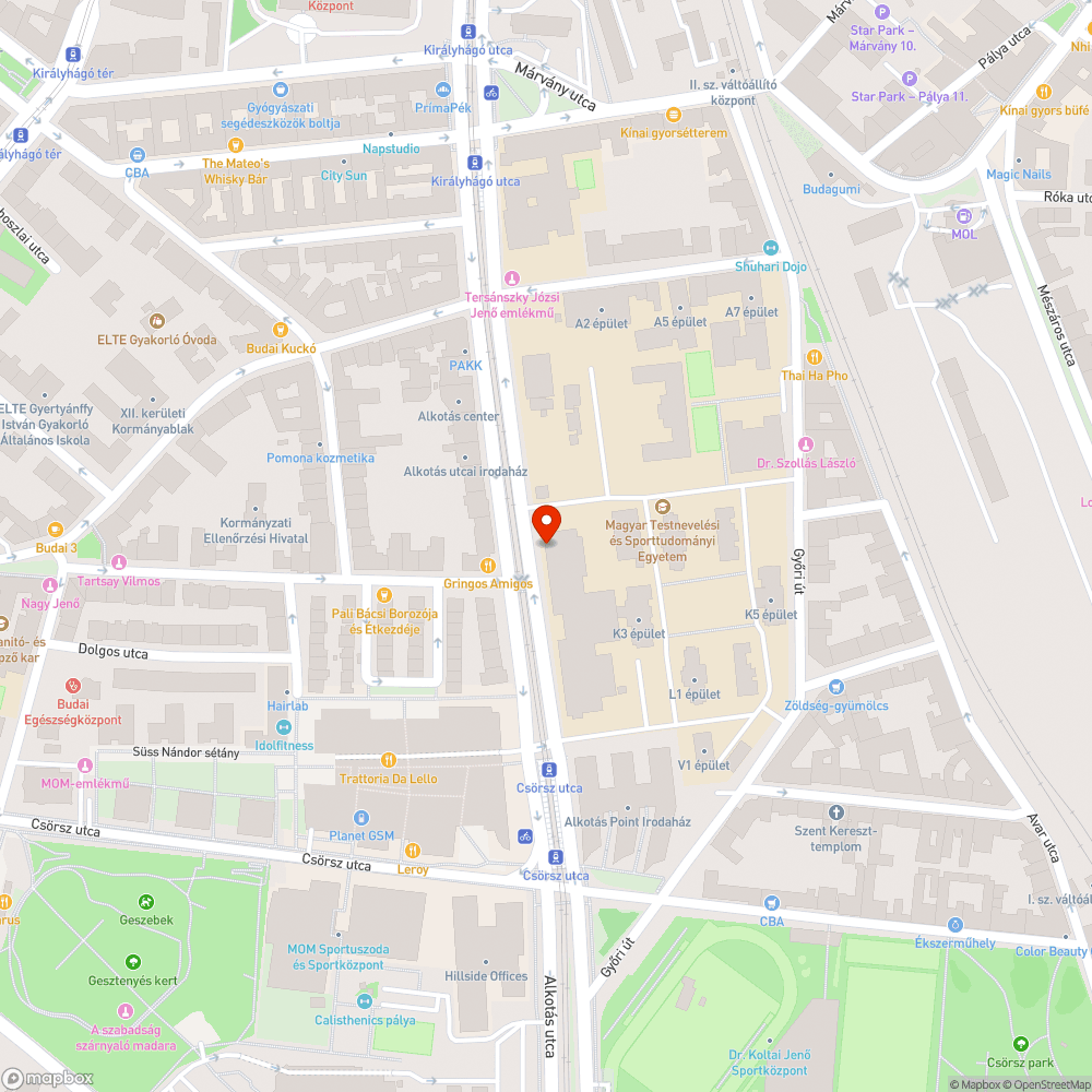 Rongált szekrény bejelentés helye