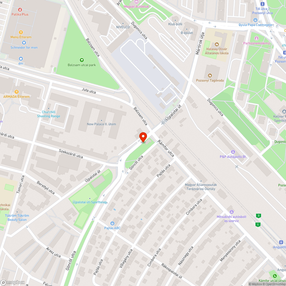 Nyitott szekrény bejelentés helye