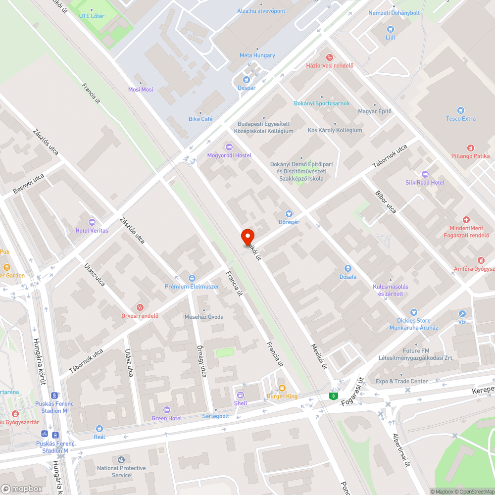 Szemetes átjáró bejelentés helye