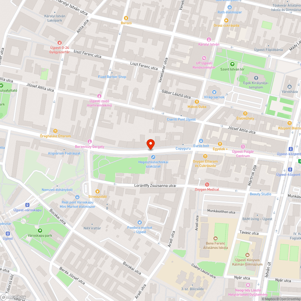 Hiányos tűzcsap bejelentés helye