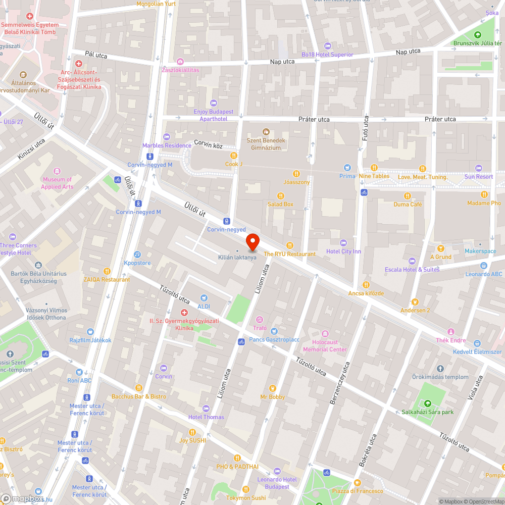 Hulló vakolat, veszélyes épület bejelentés helye