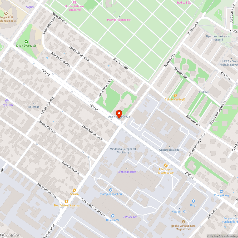 Megrogyott tábla bejelentés helye