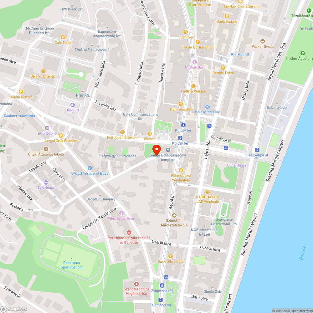 Kandeláber bejelentés helye