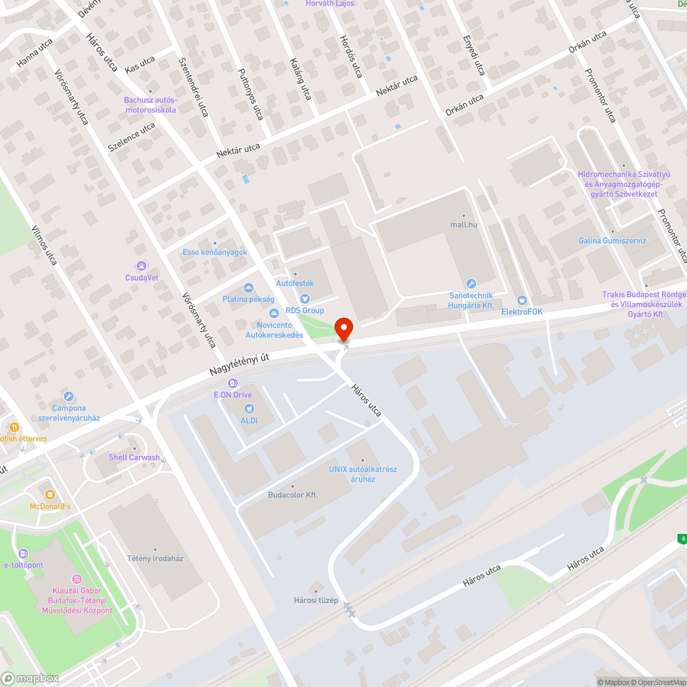 Lefolyó melletti útsüllyedés bejelentés helye