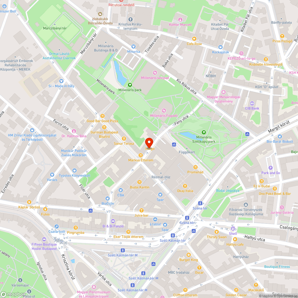 Lekopott kerékpársáv bejelentés helye