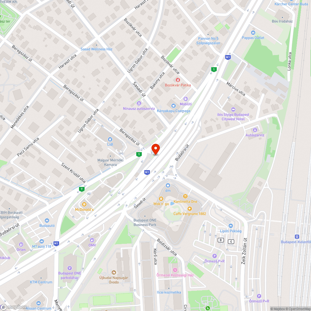 Összefirkált aluljáró bejelentés helye