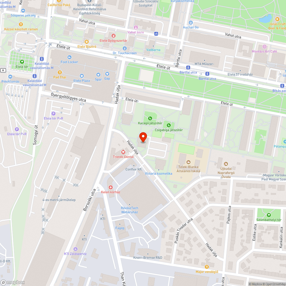 Szemét a vízelvezetőben bejelentés helye