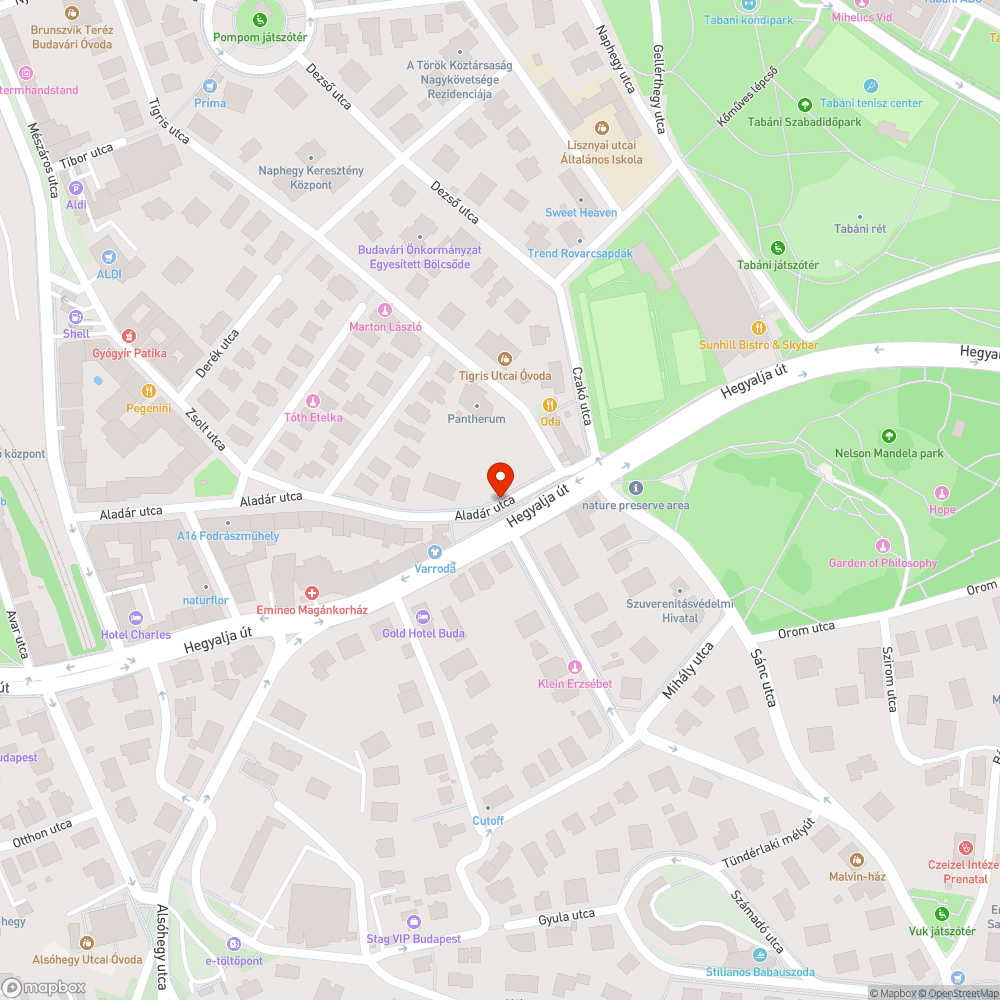 Gaz bejelentés helye