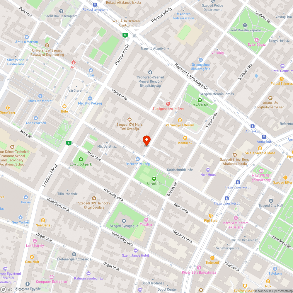 Kitört üveg bejelentés helye