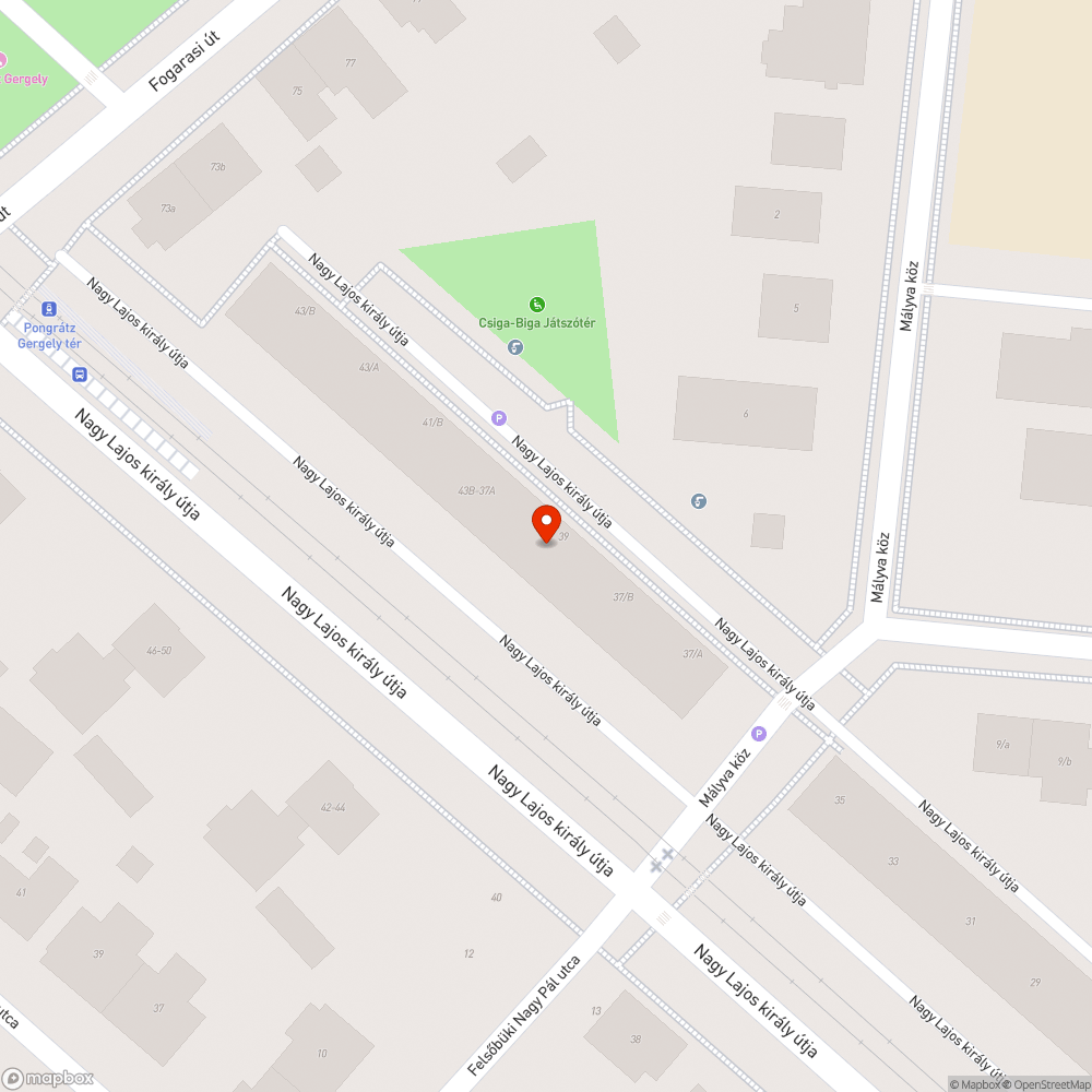 Szemét bejelentés helye