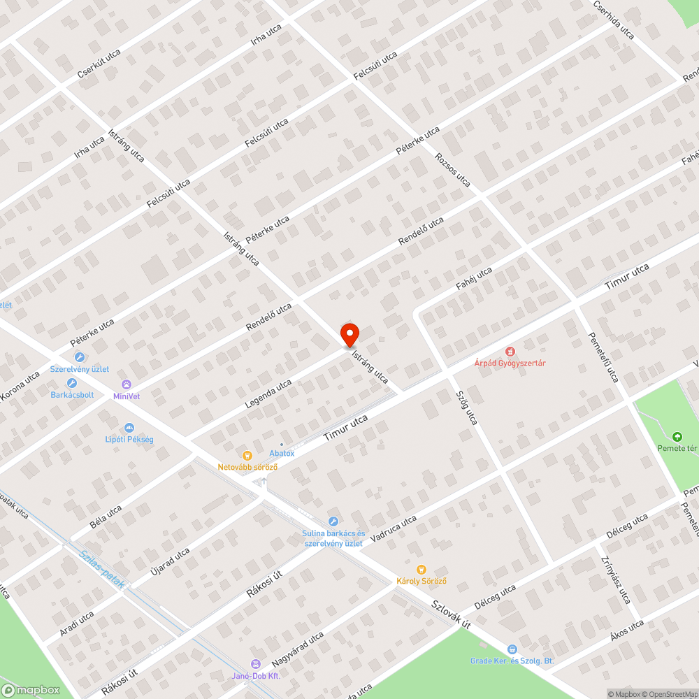 Erős, egész éjszaka tartó füst bejelentés helye