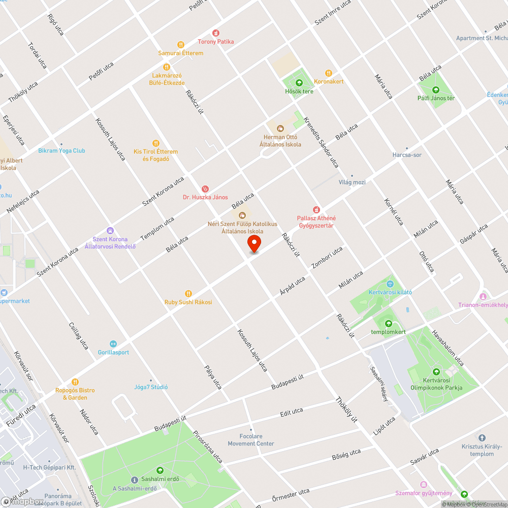 Villanyoszlopra rálógó, ránövő lombkorona bejelentés helye