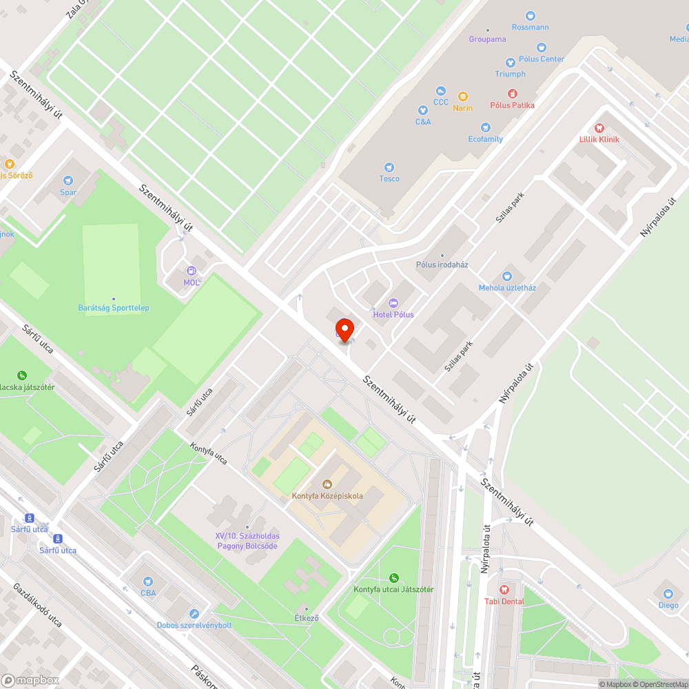 Kifakult egyirányú út tábla bejelentés helye