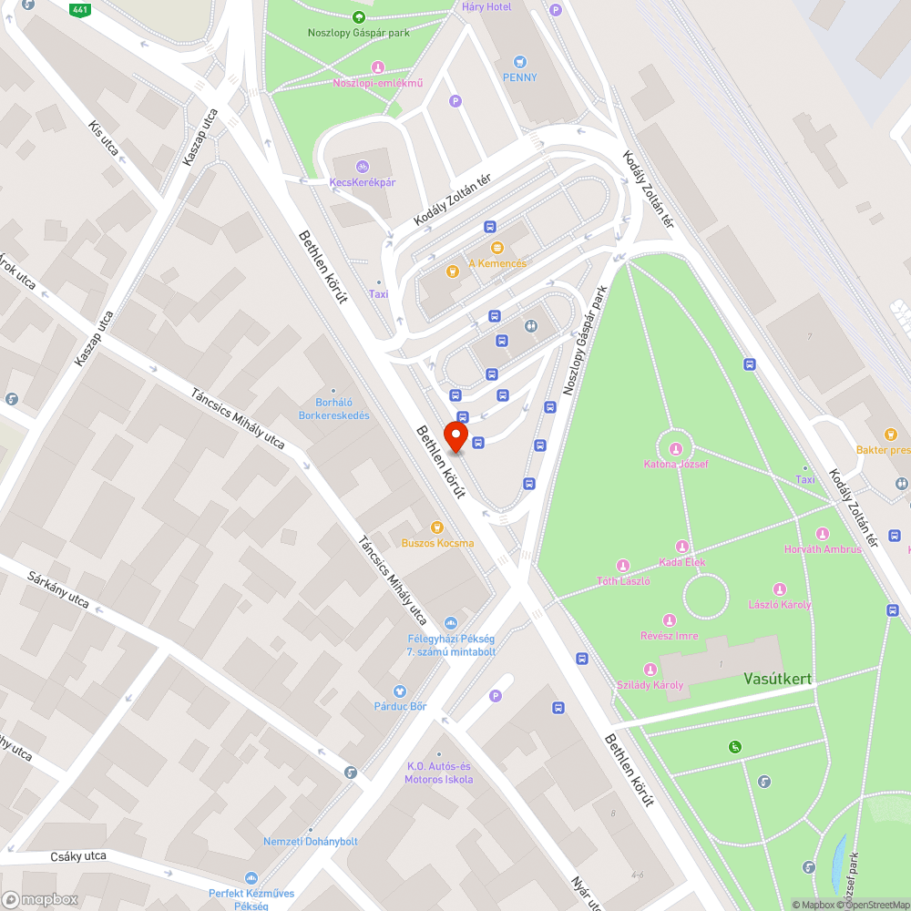 Gazos az út menti szegély bejelentés helye