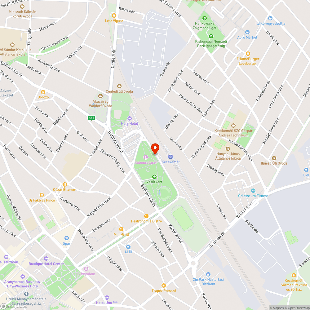 Faültetési igény bejelentés helye