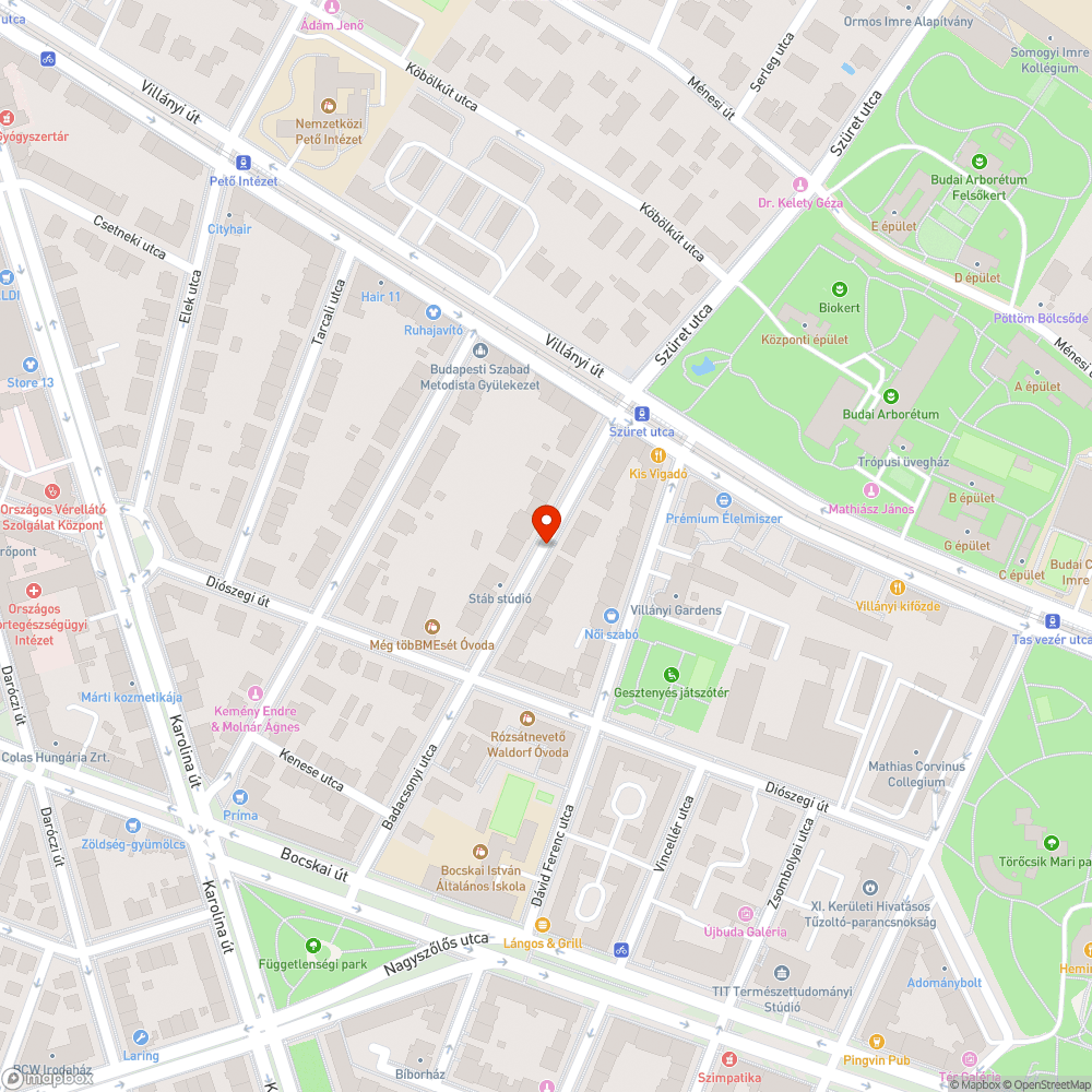 Járda probléma bejelentés helye