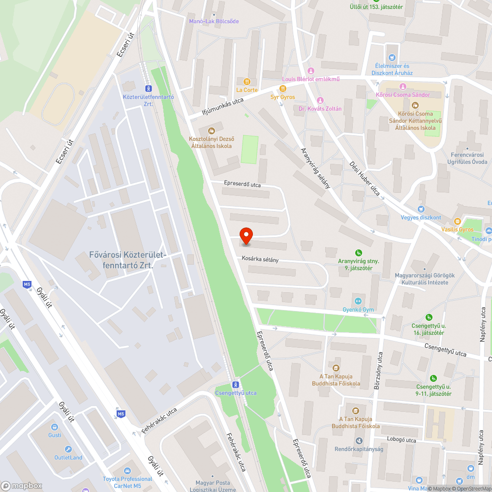 Útra benőtt bokrok bejelentés helye