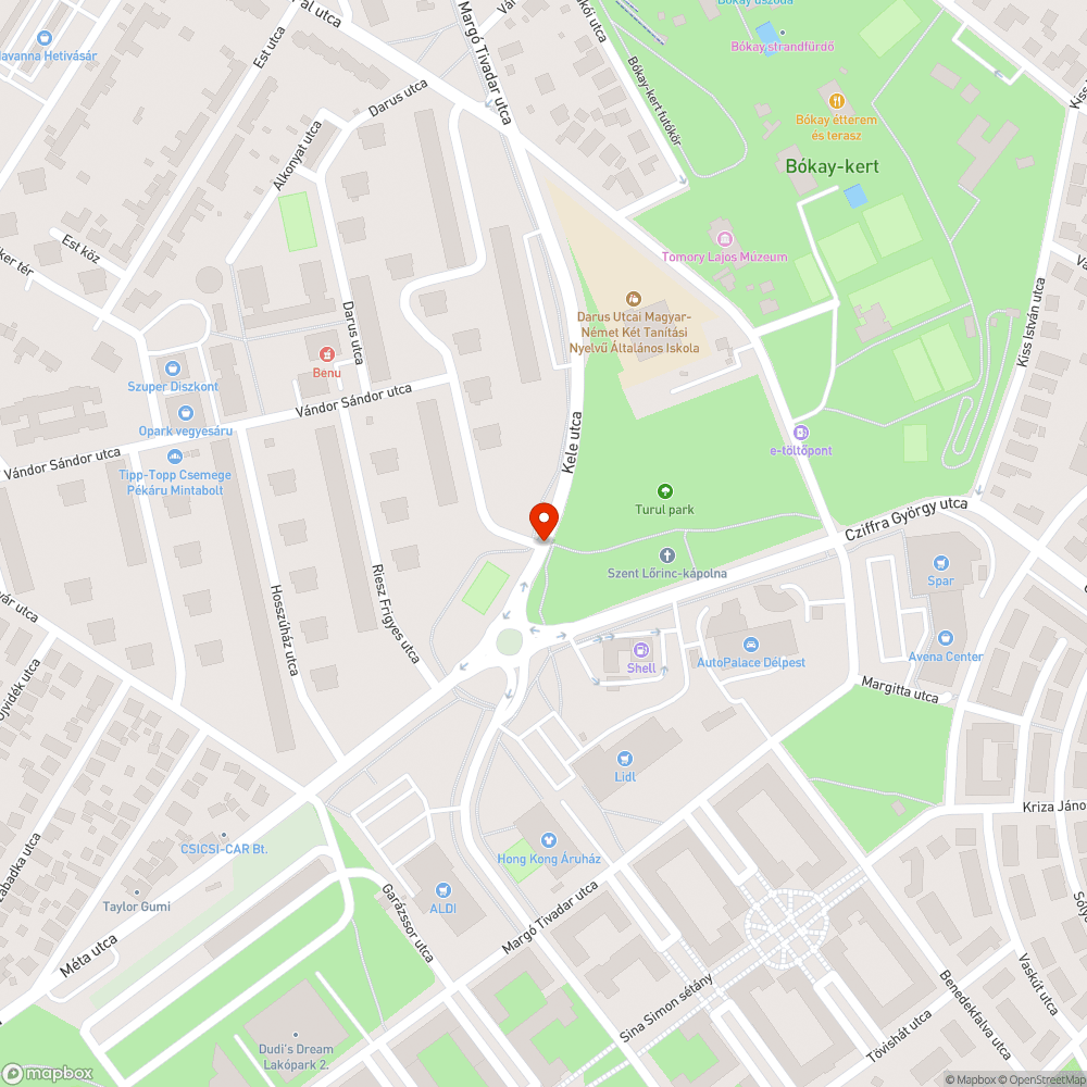 Közvilágítás hiánya gyalogos átkelőhelyen bejelentés helye