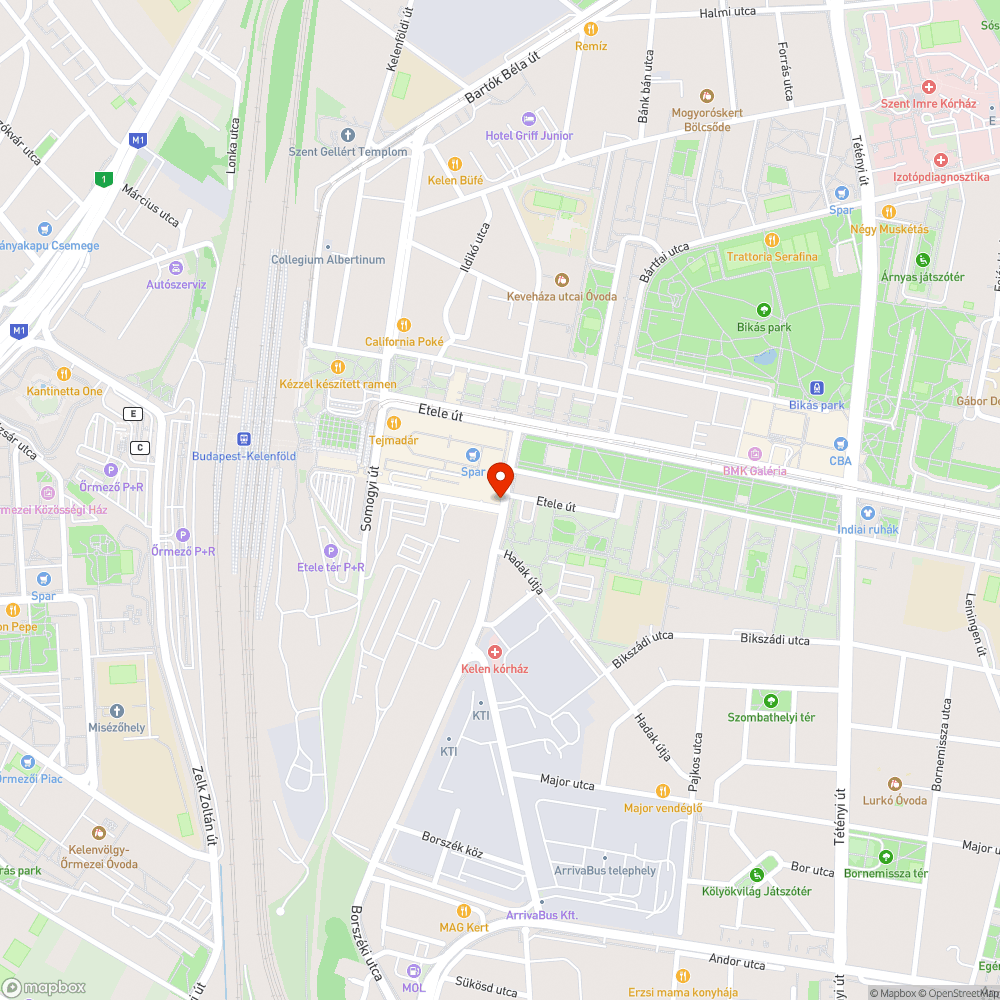 Cigicsikkek, szemét a gyalogátkelő szigeten bejelentés helye