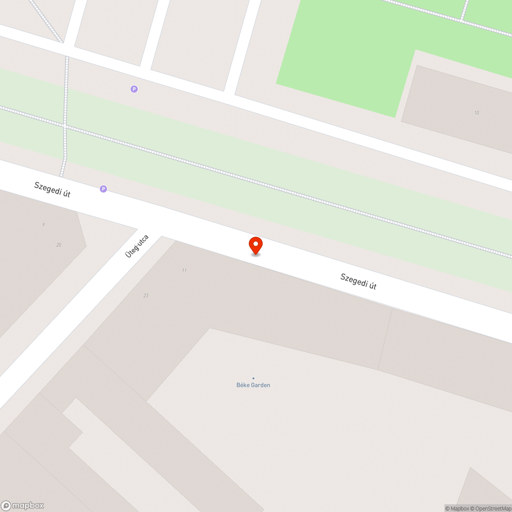 Lezárt járda, érdemi kerülőút nélkül bejelentés helye