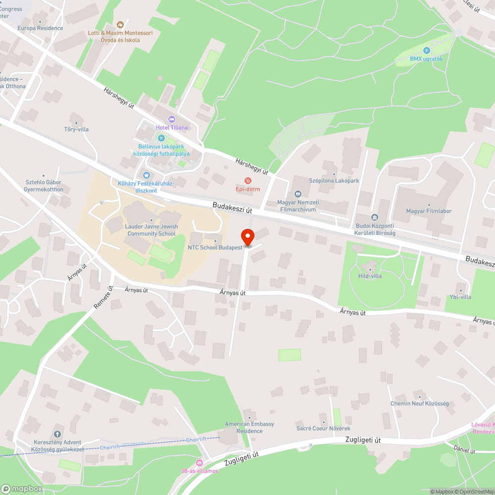 Törött ösvény védő korlát bejelentés helye