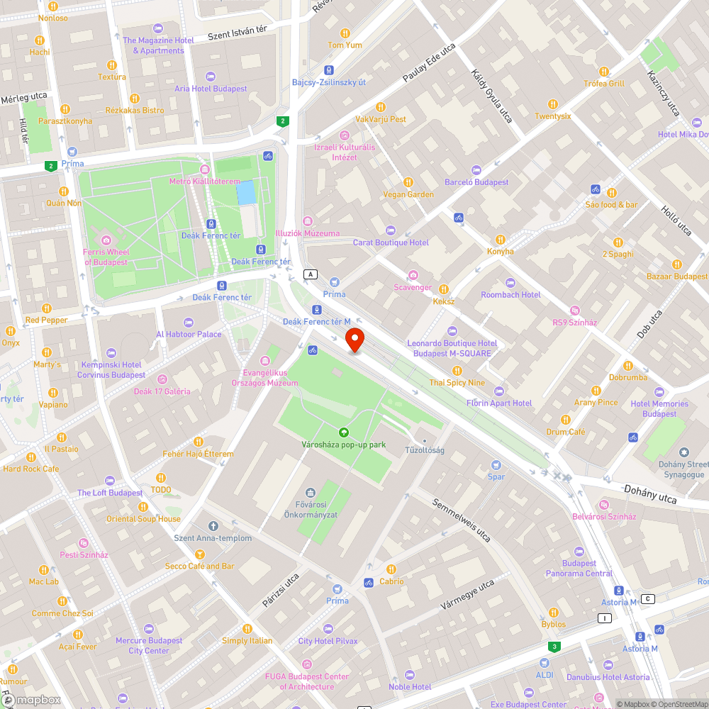 Kerékpártároló hiánya bejelentés helye