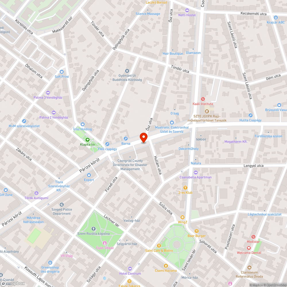 Törött kukatető bejelentés helye