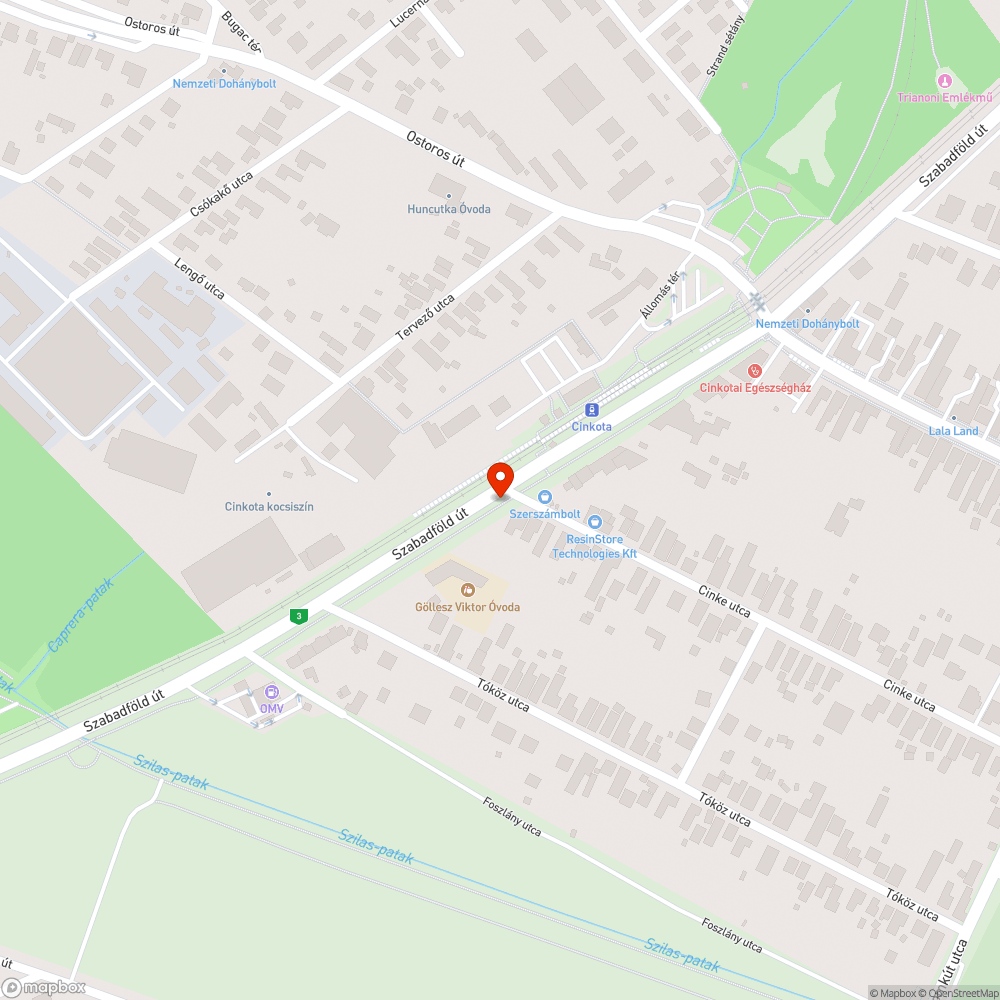 Gazzal benőtt buszmegálló bejelentés helye