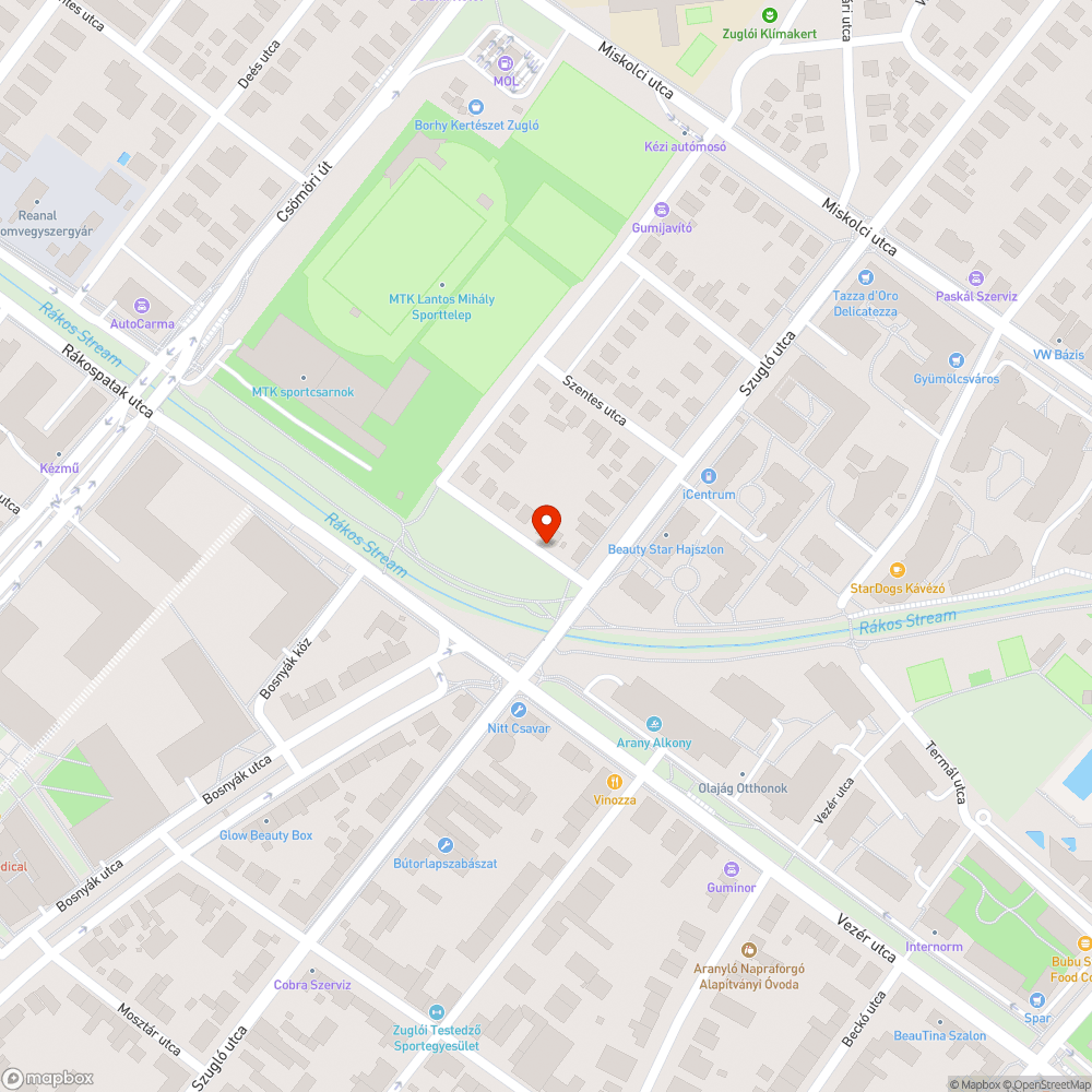 Roncs bejelentés helye