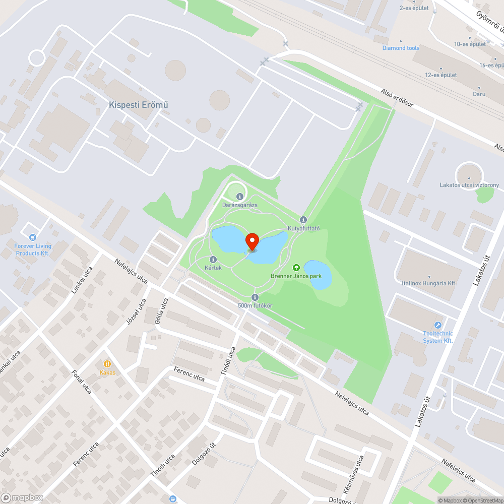 Közvilágítás bejelentés helye